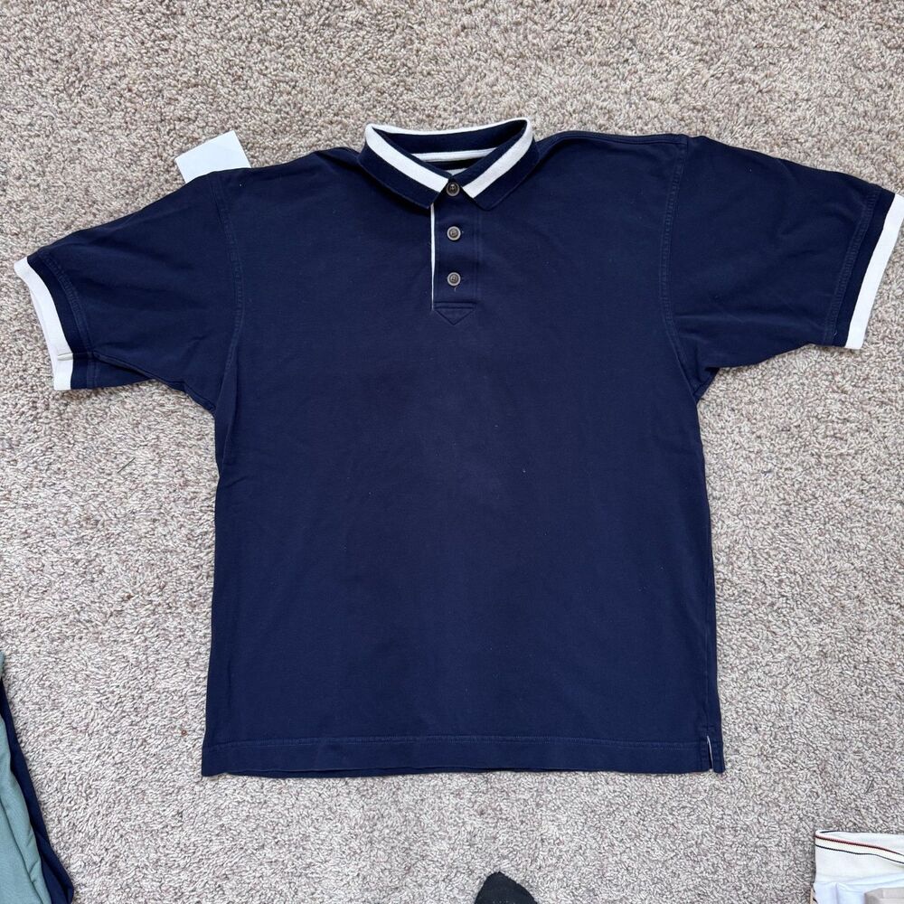 Cutter & Buck polo shirt men’s large L EUC navy